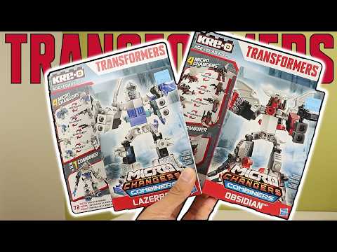 When Transformers Tried Lego Minifigs | #transformers Kreo Combiner Kreon Figures Review