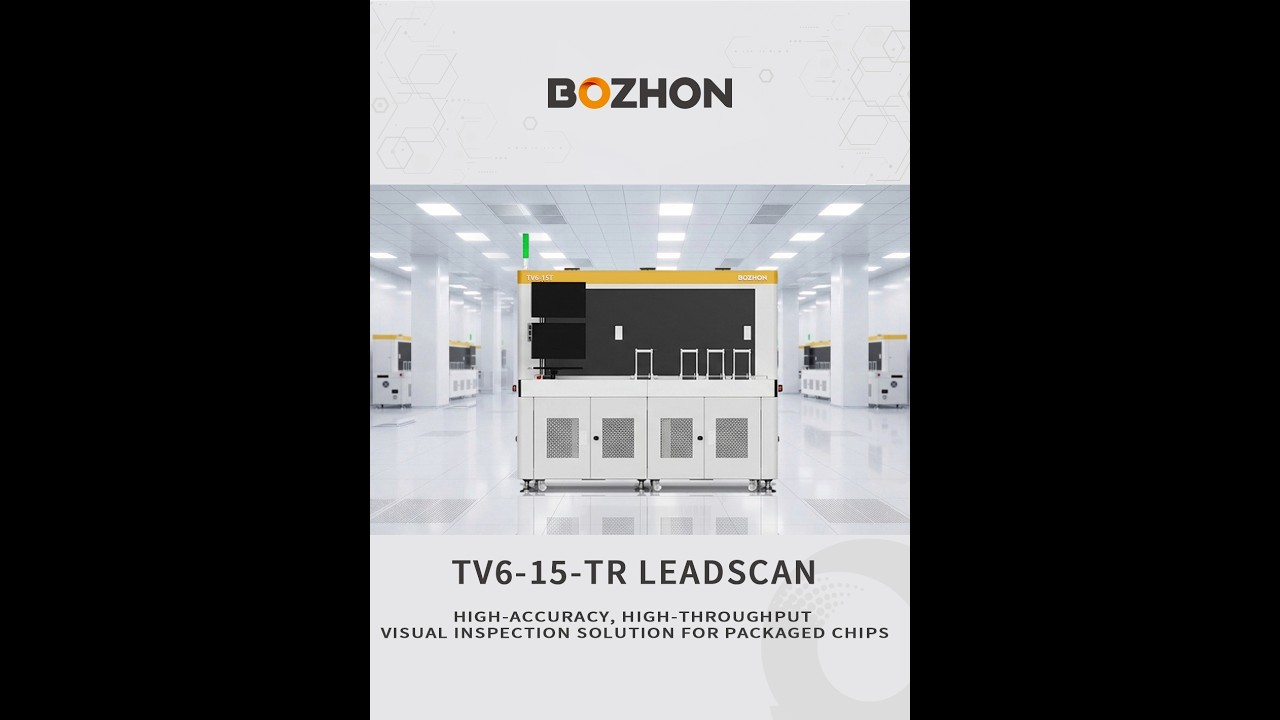 TV6-15-TR LeadScan——High-Accuracy, High-Throughput Visual Inspection Solution for Packaged Chips