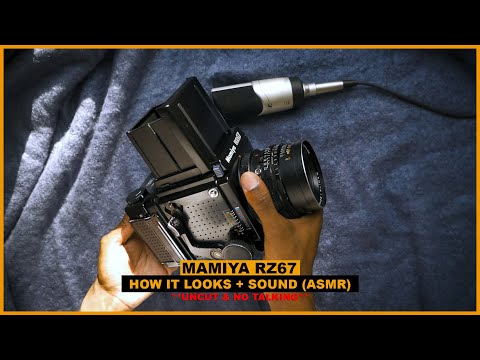 MAMIYA RZ67 MEDIUM FORMART Film Camera ASMR // How it looks and sounds (NO TALKING)