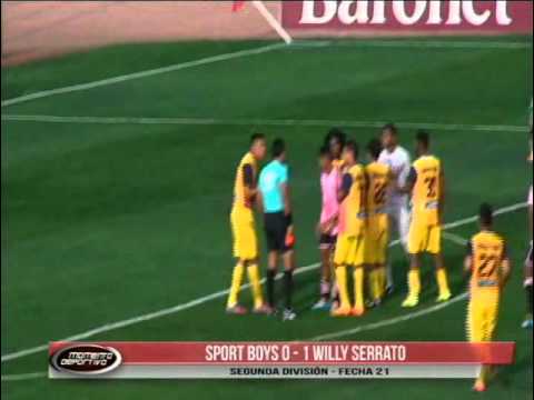 Sport Boys 0 - 1 Willy Serrato