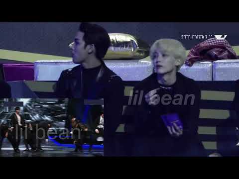 Seventeen reaction to Wanna One - Beautiful,Energetic,Burn It Up,Spring Breeze [MAMA 2018 Hong Kong]