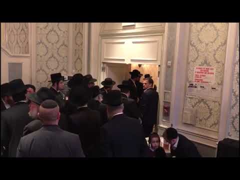 Gerrer Rebbe Attends Simchas In NY