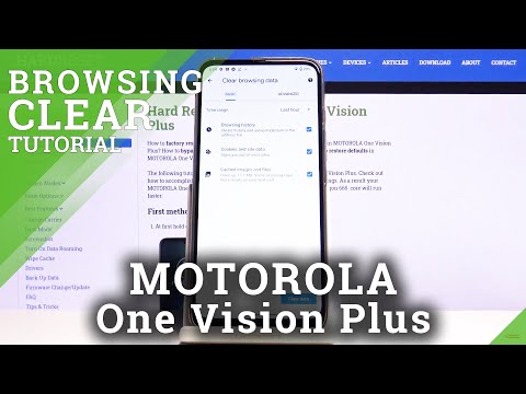 How to Clear Browser in MOTOROLA One Vision Plus – Remove Browsing Data