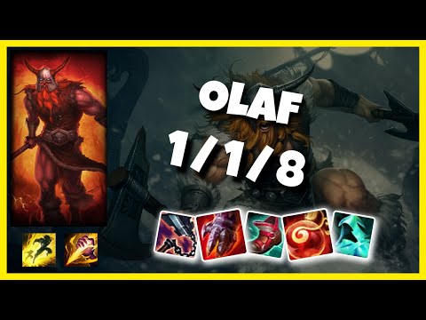 Olaf vs Evelynn TURKISH Challenger JUNGLE (1/1/8) - v11.4