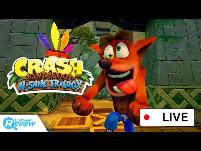   เกมส์ Crash Bandicoot N. Sane Trilogy! หมาแดงผู้เบิกความหัวร้อนในตำนาน ! [Live Game Streaming]