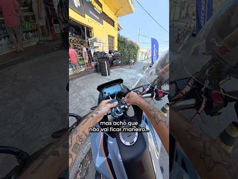 Deu ruim no meu suporte e fui comprar outro #motovlog #moto #suporte #suportedecelular #motopeças
