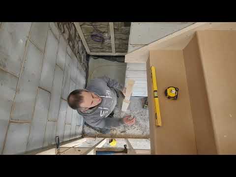 staircase with landing fit with a few problems