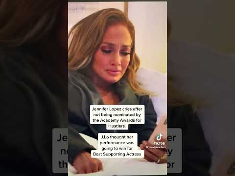 Jennifer Lopez cries over not being Oscar - Nominated for ‘Hustlers’