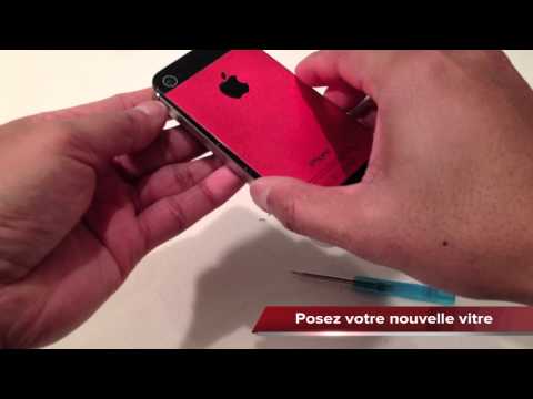 comment reparer vitre arriere iphone 4