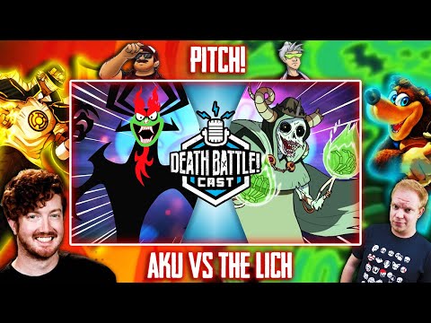 Aku vs The Lich @deathbattle Cast Pitch Ft. Molak, Ben/Wiz, & Chad/Boomstick