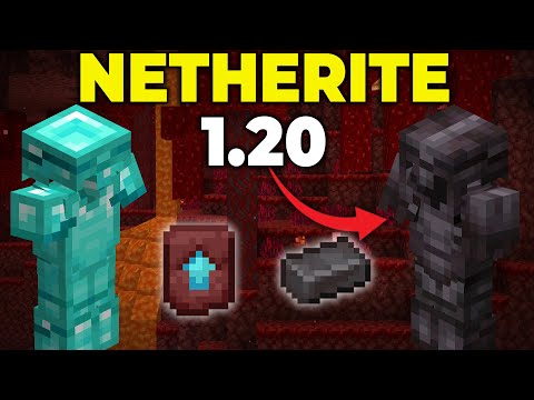 The Breakdown - How To Craft Netherite Armor & Tools in Minecraft 1.20