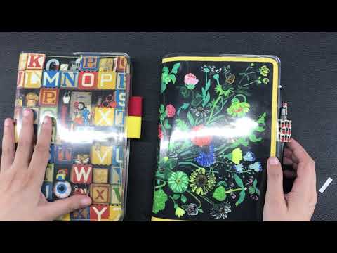 Partially moving into my Anti Planner notebook 4 | Primavera cover from Hobonichi