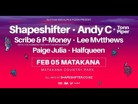 SHAPESHIFTER | ANDY C | TON PIPER | LIVE | 05 Feb Matakana