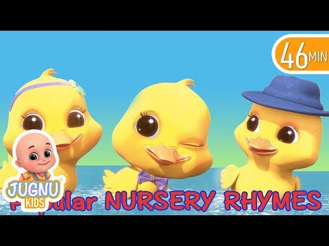Five Little Ducks - Nursery Rhymes Compilation from Jugnu Kids