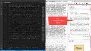 Articles and Browser Development Tools