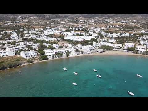 Aliki, Paros, Greece, Drone 4K