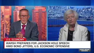 Janet Yellen says she's concerned about President Trump's attacks on the Fed