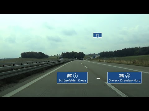 🇩🇪 A13: Schönefelder Kreuz - AD Dresden-Nord (4x)