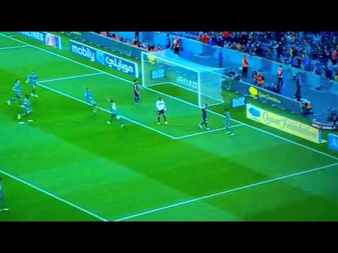 David Villa Penalty Missed (Barcelona 0-0 Levante) 20/04/2013