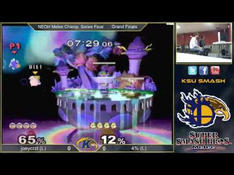 NEOH Melee CS Final - Grand Finals - Joeycrzl (P1, W) vs 4% (P3, L)