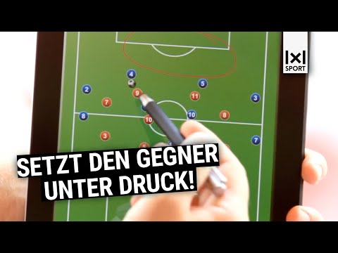 Pressing im Mittelfeld effektiv trainieren // Balleroberung in Pressingsituationen 💢