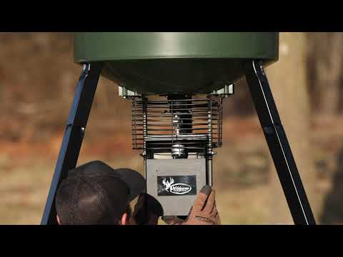 The Evolution 270 Feeder: Spring loaded design that reseals to the barrel after spinning.