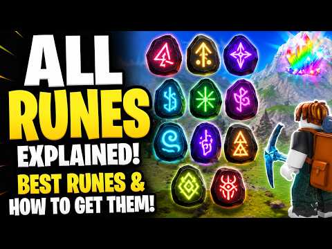 ALL RUNES in MINE A MOUNTAIN Explained (BEST Runes & How To Get Them) Roblox
