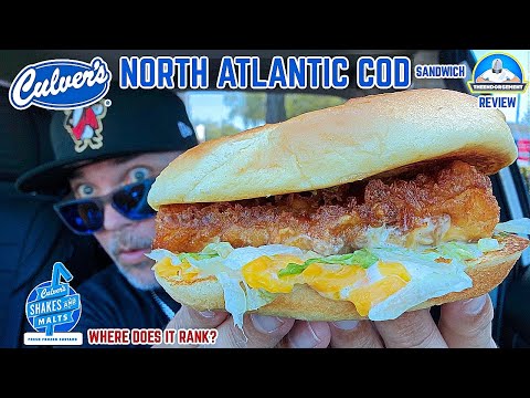 Culver's® North Atlantic Cod Sandwich Review! 🐟🥪 | Better Than The Walleye? | theendorsement