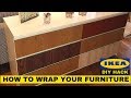 CUSTOMIZE YOUR IKEA FURNITURE DIY Hack With Vinyl Wrap