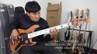 Video thumbnail for BACCHUS BASS HANDMADE WOODLINE517/AC EW BEM 2018 SPRING COLLECTION by Rock Rock Music Gears 搖滾磐石樂器