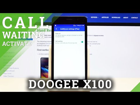 How to Enable Call Waiting Function in Doogee X100 – Turn On Call Waiting