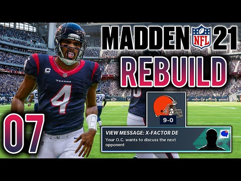 Houston Takes on the Undefeated Browns - Madden 21 Franchise Rebuild | Ep.7