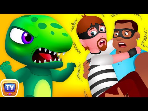 ChuChu TV Police Saving Dino Eggs - Dinosaur Eggs Episode - Fun Stories for Children