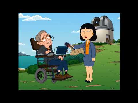 Stephen Hawking on Epstein’s island (Family Guy clip)