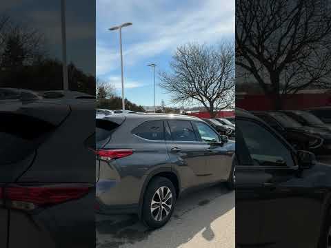 2021 Toyota Highlander XLE AWD in Gray for sale at Forbes Waterloo Toyota in Waterloo, ON