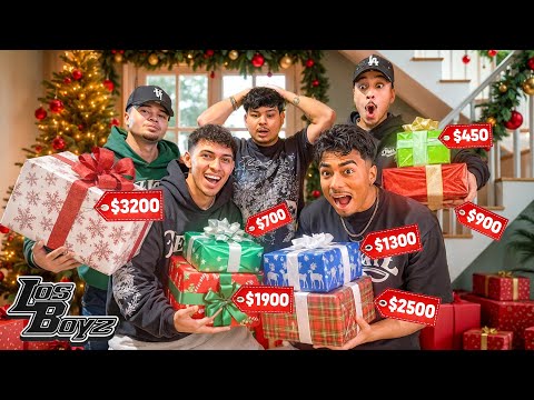 LOS BOYZ PLAY SECRET SANTA!!! *UNLIMITED BUDGET*