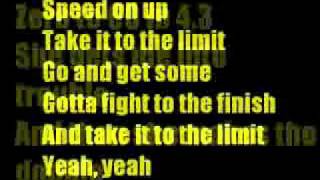 Hinder - Take It to the Limit lyrics