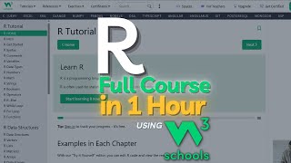W3Schools R Programming Full Course in 1 Hour | R-Programming Tutorial using W3Schools