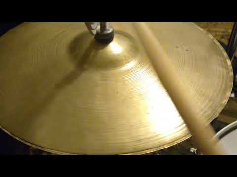 Zildjian 13" A. Zildjian Transition Stamp Hi-Hat Cymbals (Pair) 1946 - 1953 - Traditional image 12