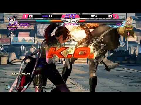 Kunimitsu (Ao) vs Leo (Masa) - Tekken 7 (Match 2 - ICFC)