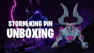FORTNITE STORM KING PIN UNBOXING!