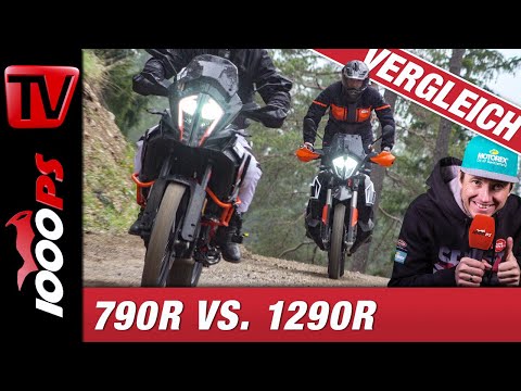 Reiseenduro Vergleichstest - KTM 790 Adventure R gegen KTM 1290 Super Adventure R