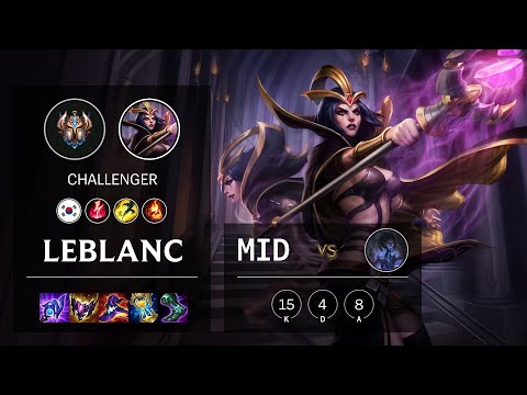 LeBlanc Mid vs Sylas - KR Challenger Patch 11.24b