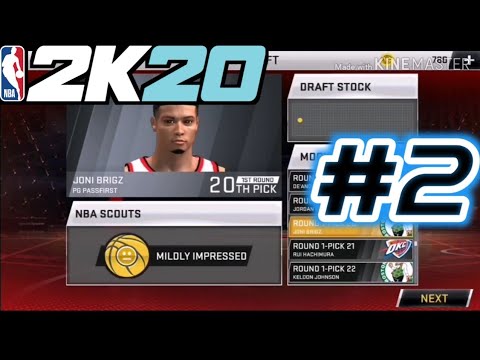 NBA 2K20 Mobile MyCareer EP 2 - Draft Combine
