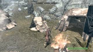 Skyrim : вампиры и в рукопашной страшны, особенно обоерукие:)