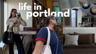 life in portland | getting back into routine, new hobbies & apartment updates