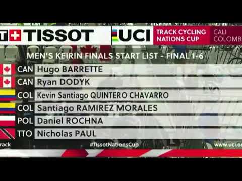 2021 UCI Track Cycling Nation Cup Cali| Men’s Keirin Final 1-6