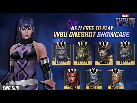 Panduan Sersi WBU Oneshot ( Sersi WBU Oneshot Show Case ) - Marvel Future Fight Indonesia 🇮🇩 (EnSub)