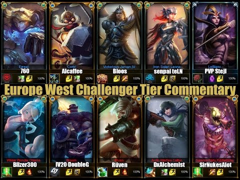 League of Legends Europe West Challenger Solo Queue Full Gameplay Commentary #7 [Patch 4.21]