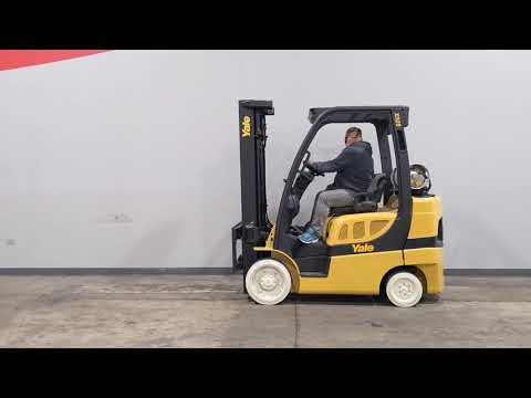2008 Yale GLC060VX 6000lb Cushion LPG Forklift STK 7503